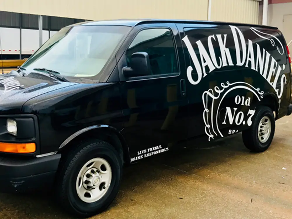 Jack Daniel’s Full Van Wrap