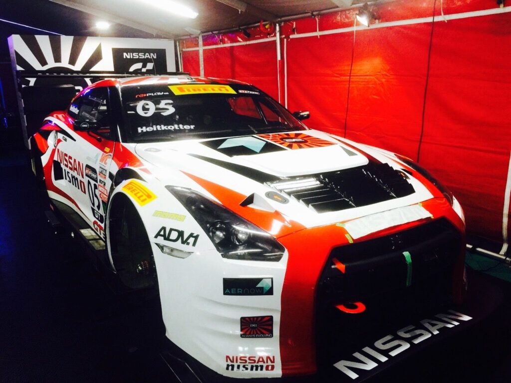 Nissan NISMO Race Car Wrap Repair, Barber Motorsports Park by Black Diamond Designs