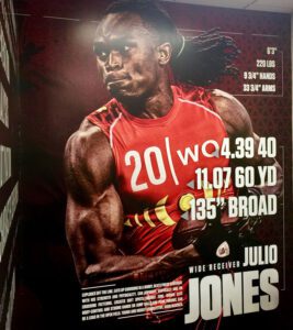Wall wrap installation at the University of Alabama by Black Diamond Designs featuring high-impact branded campus graphics